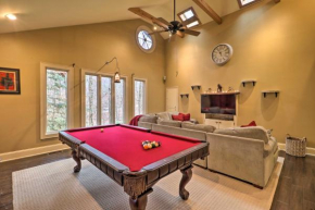 Cozy Conyers Cabin with Fireplace and Pool Table!